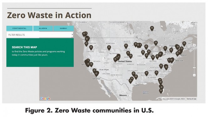 Figure 2. Zero Waste communities in U.S.