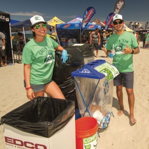Food Cycle SD conducted a postconsumer food scraps collection pilot at the one-day, annual Switchfoot Bro-Am beach concert and surf contest. 
