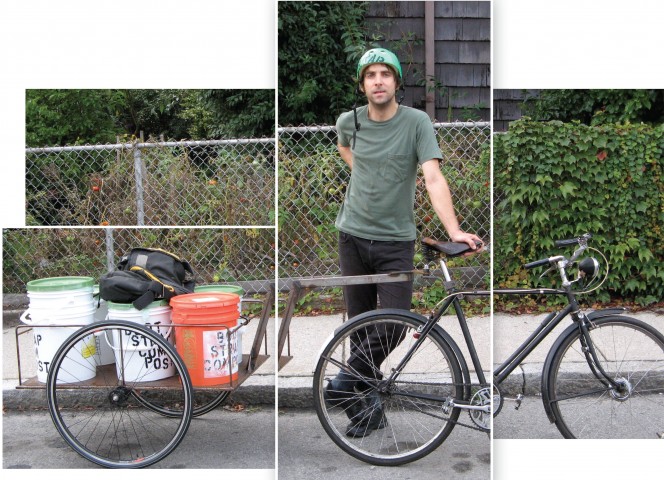 When the company started in 2011, collection was done exclusively by bicycle and a cargo trailer in the Jamaica Plain neighborhood of Boston.