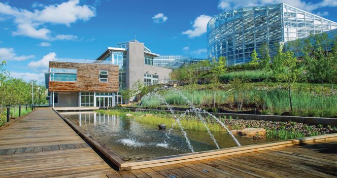 The Center for Sustainable Landscapes at Phipps Conservatory and Botanical Gardens achieved the highest level of SITES® certification under the pilot program.