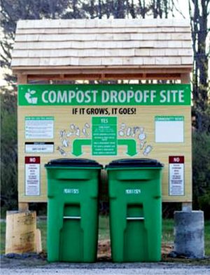 Garbage to Garden collaborated with the Town of Scarborough to create three free drop-off sites for compostable food scraps for town residents.