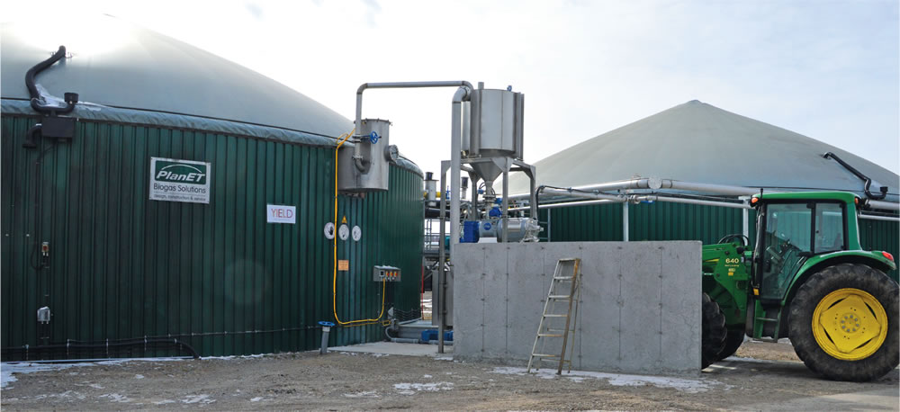 Bayview Flowers’s anaerobic digester was originally designed to process clean organics feedstocks, such as grape pomace and dairy manure.