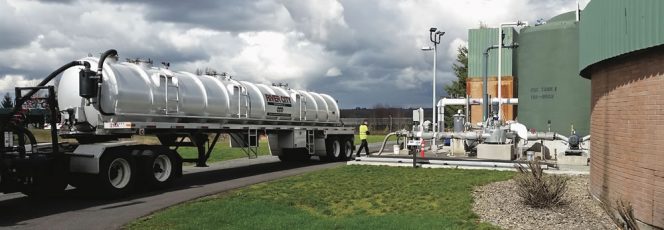 Wastewater treatment plants with anaerobic digesters, such as the City of Gresham, Oregon, have installed capacity to receive high strength organics for codigestion.