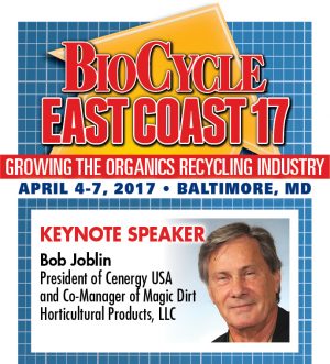 Bob Joblin, President of Cenergy USA and Co-Manager of Magic Dirt Horticultural Products, LLC