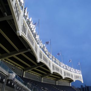The LED lights installed at Yankee Stadium are an example of an innovation that has rapidly become the norm at sports venues.