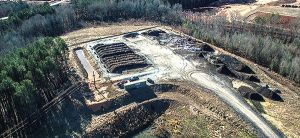 The aerated static pile composting facility, located on an 8-acre parcel at Greenville County Solid Waste’s Twin Chimneys Landfill, has capacity to process 12,000 tons/year of food waste and yard trimmings.