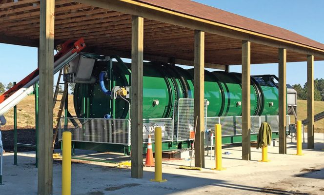 New Hanover County's (North Carolina) DTE Enviro Drum in-vessel composting unit