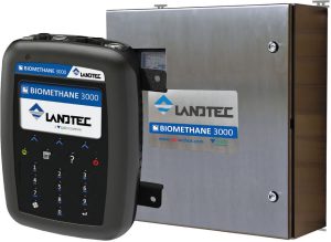 QED Environmental's BIOMETHANE 3000 fixed analyzer, designed for high accuracy methane and oxygen readings.