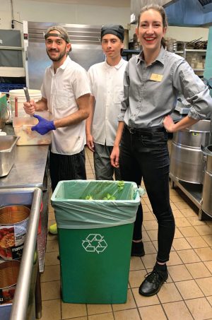 Signal Mountain Lodge began separating food waste for diversion in 2017. Initially, the separated organics were hauled to the West Yellowstone Composting Facility in Montana.