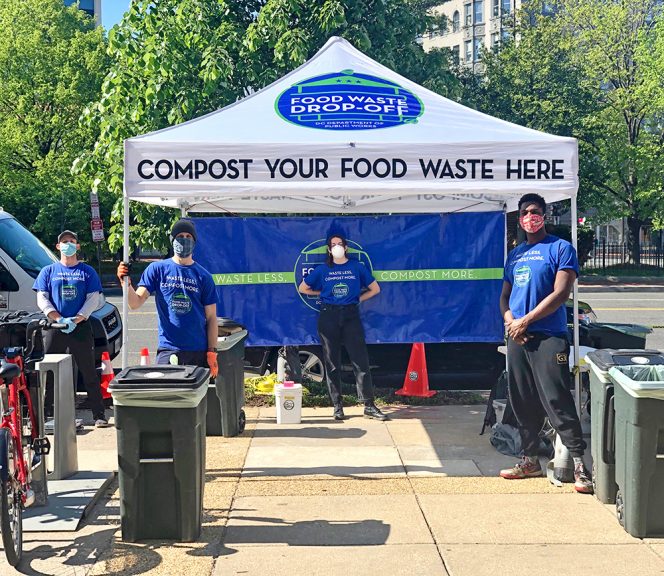 Compost Cab at Dupont Circle in the time of COVID-19