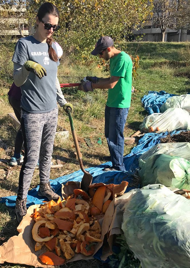 Composting at Wangari Gardens - Compost Cab