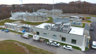 Greater Lawrence Sanitary District’s (GLSD’s) WWTF in North Andover