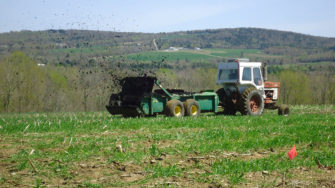 Biosolids application